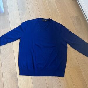Men's V-Neck Sweater - Blue